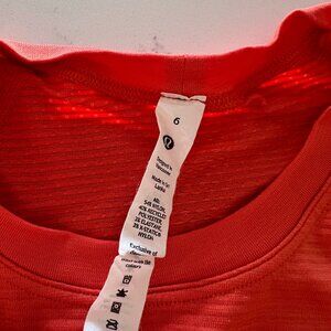 Lululemon Swiftly Tech Long Sleeve Shirt 2.0 *Race Length - Solar Orange